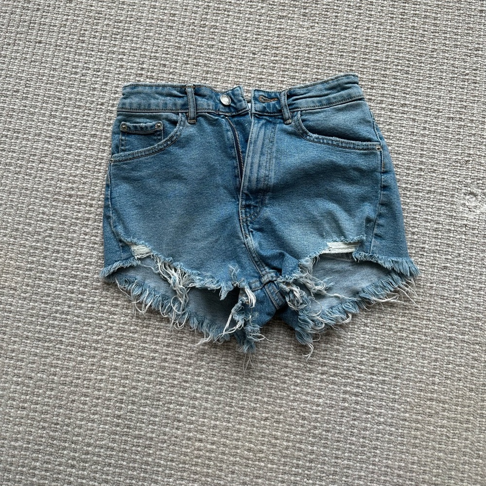 Zara jean shorts